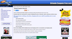 Desktop Screenshot of orlandocouponsfree.com